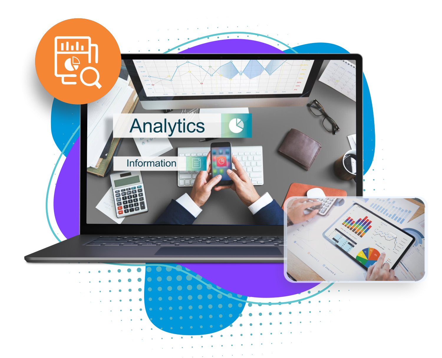 Exhibitor and sponsor ROI reporting with impressions, clicks, and campaign tracking for measurable event performance